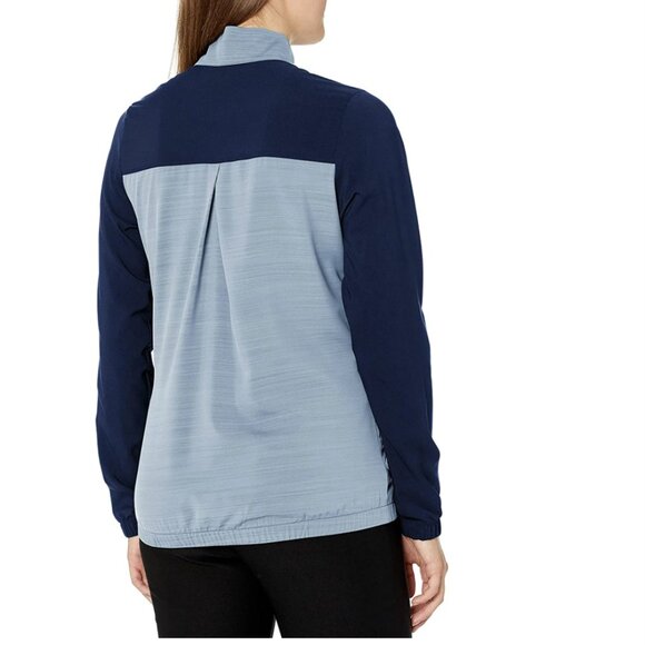 Adidas Women's Essentials Full Zip Wind Jacket (Night Indigo) - Picture 2 of 2